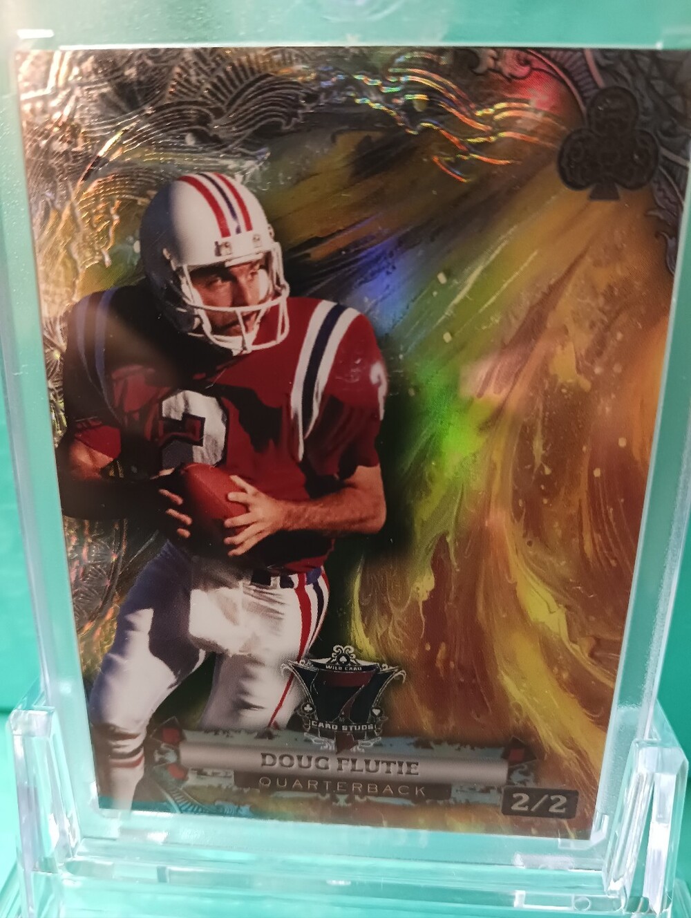 2024 Doug Flutie Wild Card 2 /2 PATRIOTS Quarterback Card
